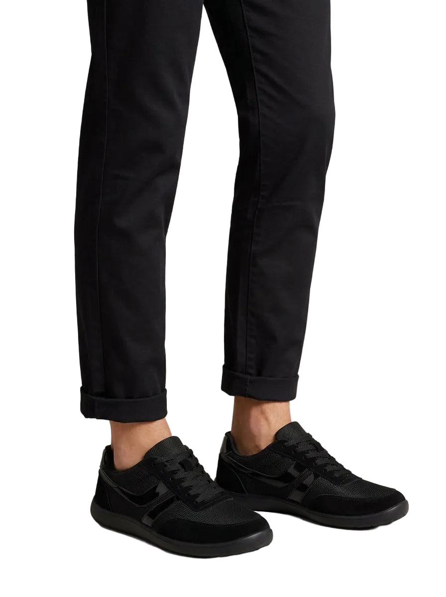 Men's Side Stripe Lace Sneakers