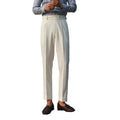 Men's Side Tab Pleated Trousers