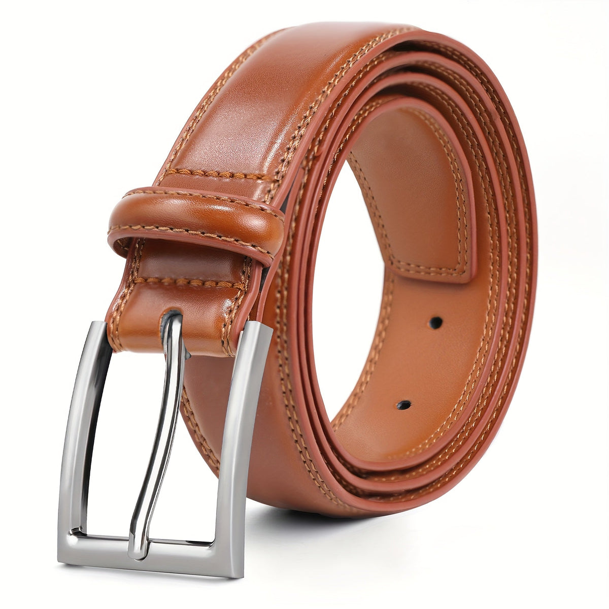 Men's Stitched Buckle Belt