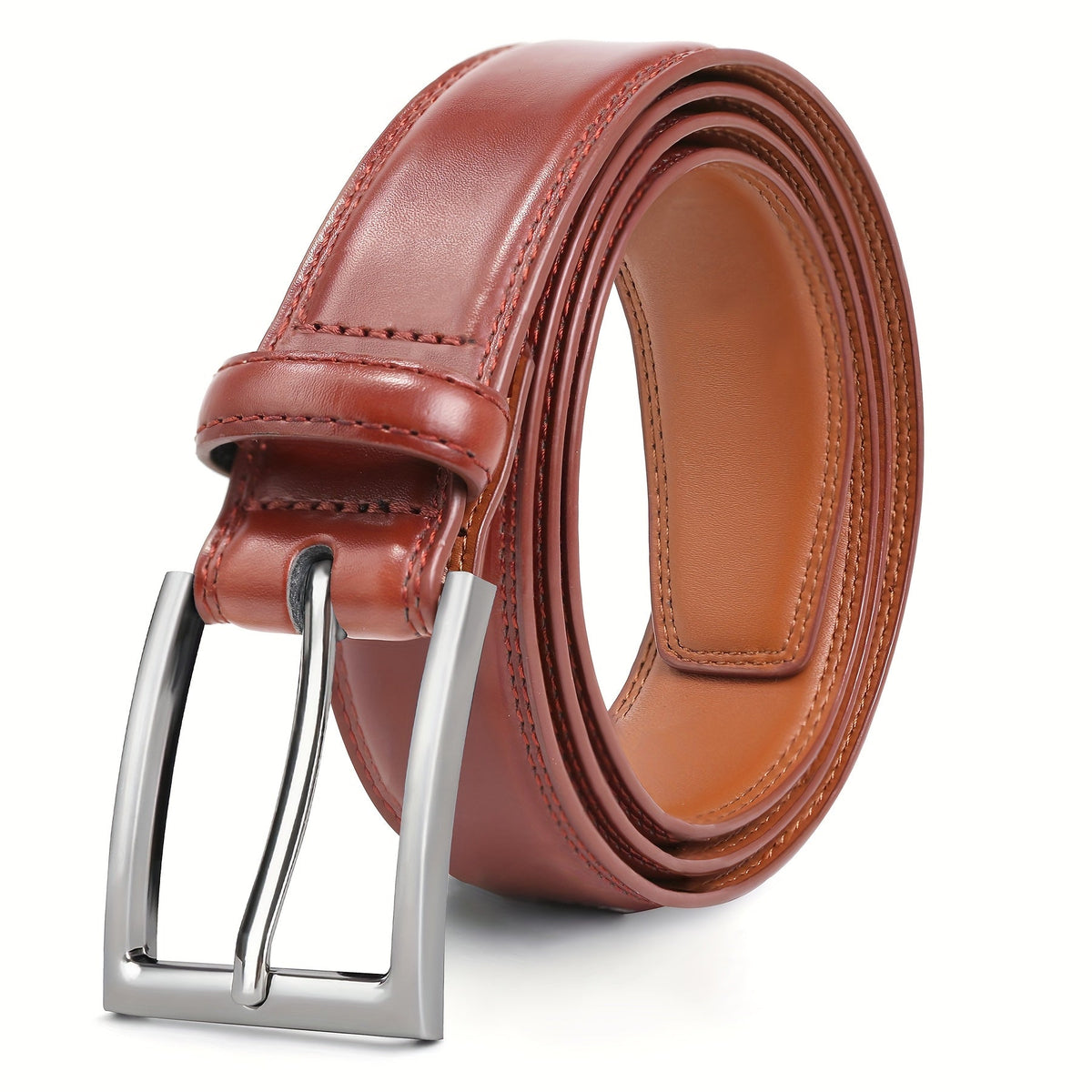 Men's Stitched Buckle Belt