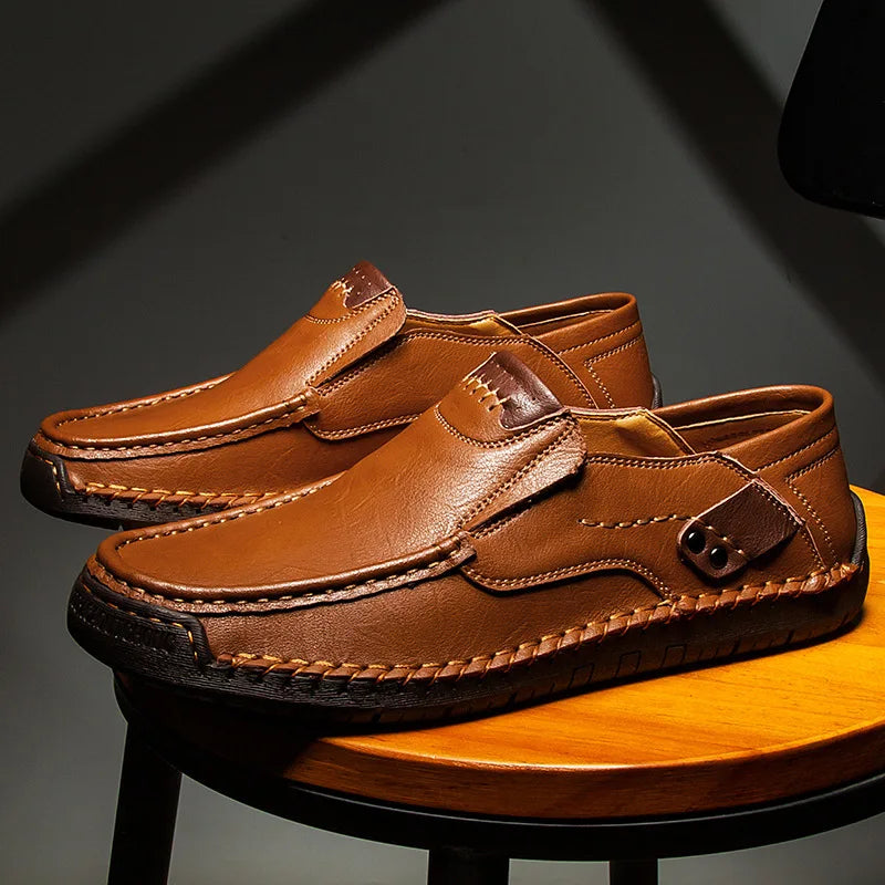 Men's Stitched Slip-On Loafers