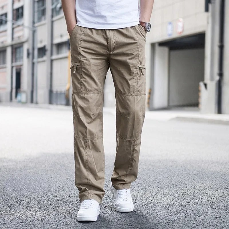 Men's Straight Leg Cargo Trousers