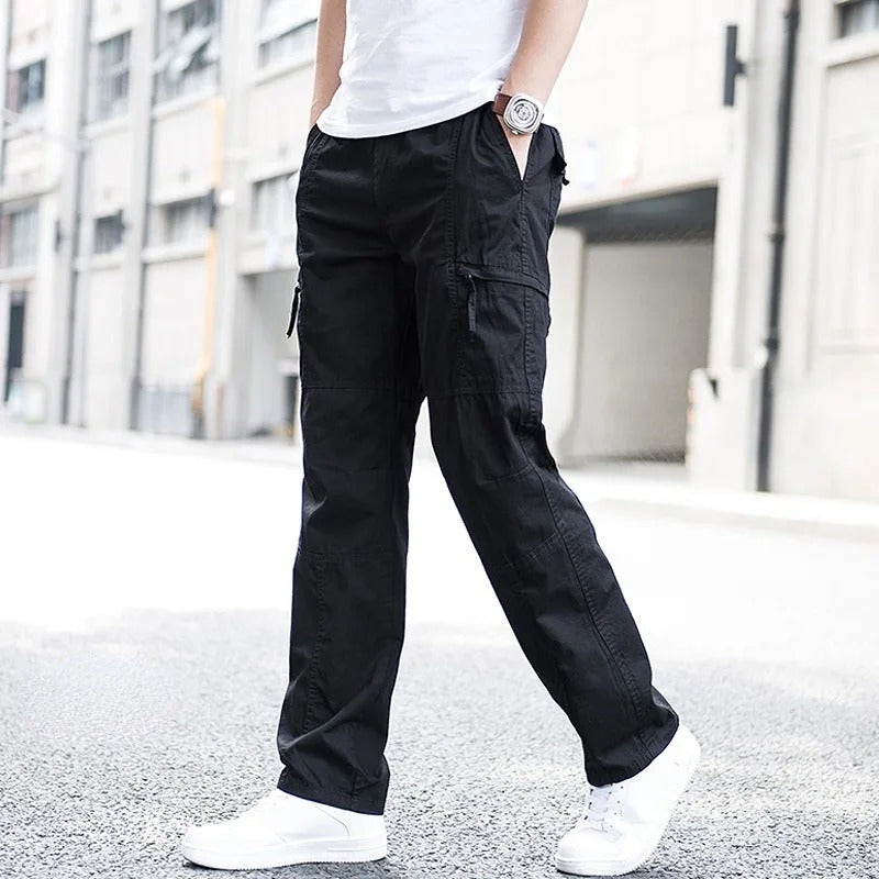 Men's Straight Leg Cargo Trousers