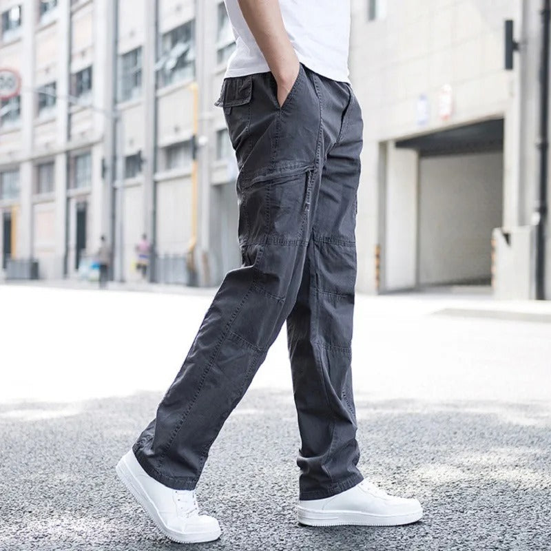 Men's Straight Leg Cargo Trousers