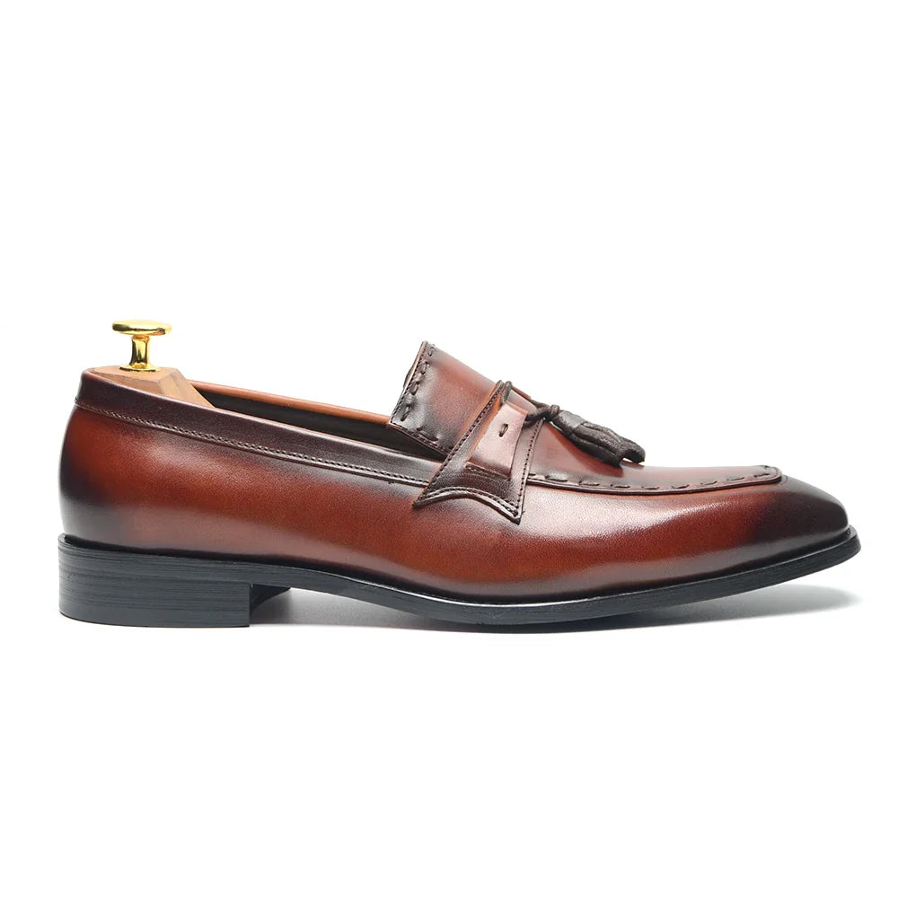 Men's Strap Detail Slip-On Loafers