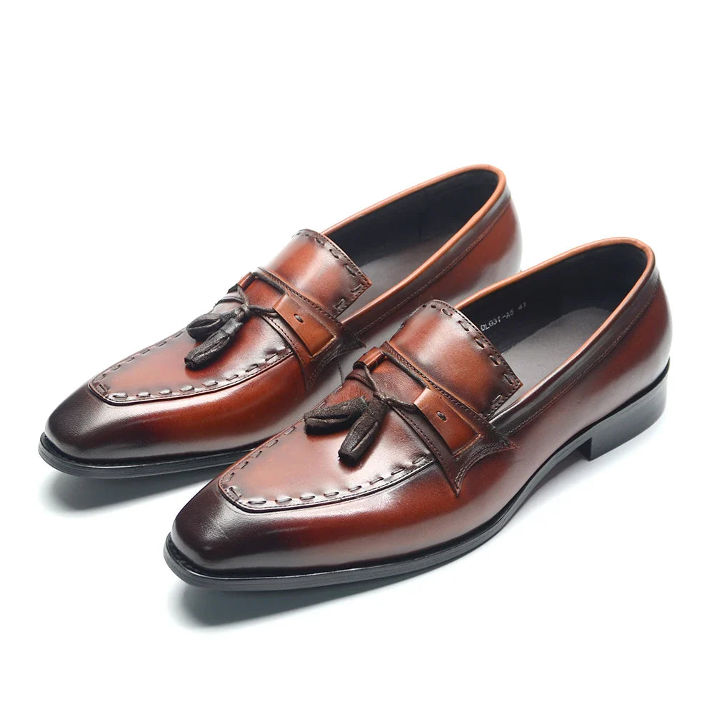 Men's Strap Detail Slip-On Loafers
