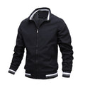 Men's Stripe Detail Zip Jacket