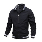 Men's Stripe Detail Zip Jacket