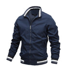 Men's Stripe Detail Zip Jacket