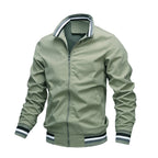 Men's Stripe Detail Zip Jacket