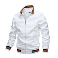 Men's Stripe Detail Zip Jacket