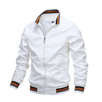 Men's Stripe Detail Zip Jacket