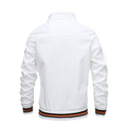 Men's Stripe Detail Zip Jacket