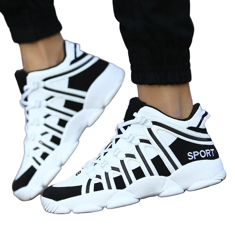 Men's Stripe Lace Sneakers