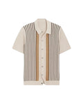 Men's Striped Button Shirt