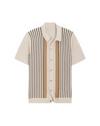 Men's Striped Button Shirt