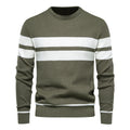 Men's Striped Round Neck Sweater
