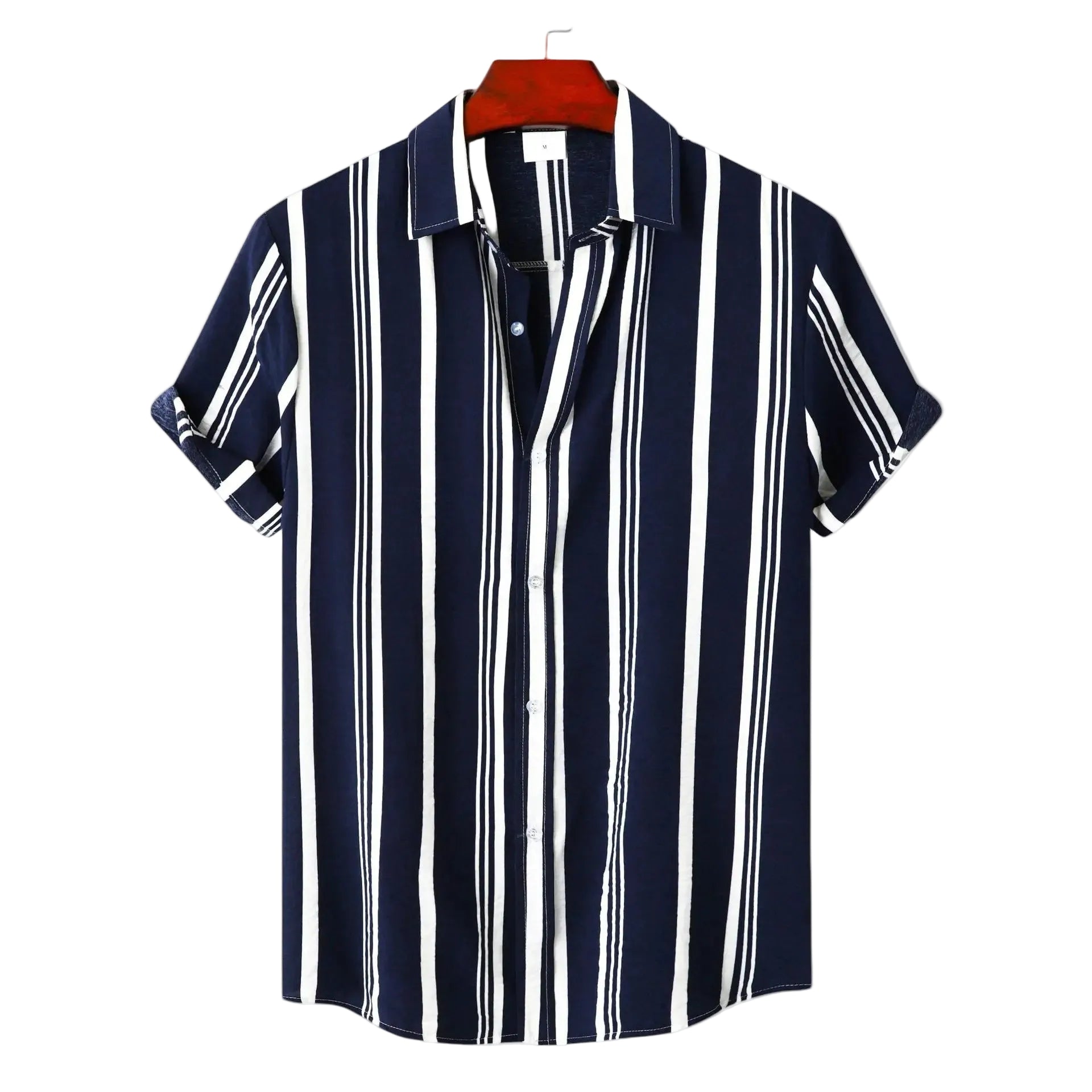 Men's Striped Short Sleeve Shirt