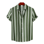 Men's Striped Short Sleeve Shirt