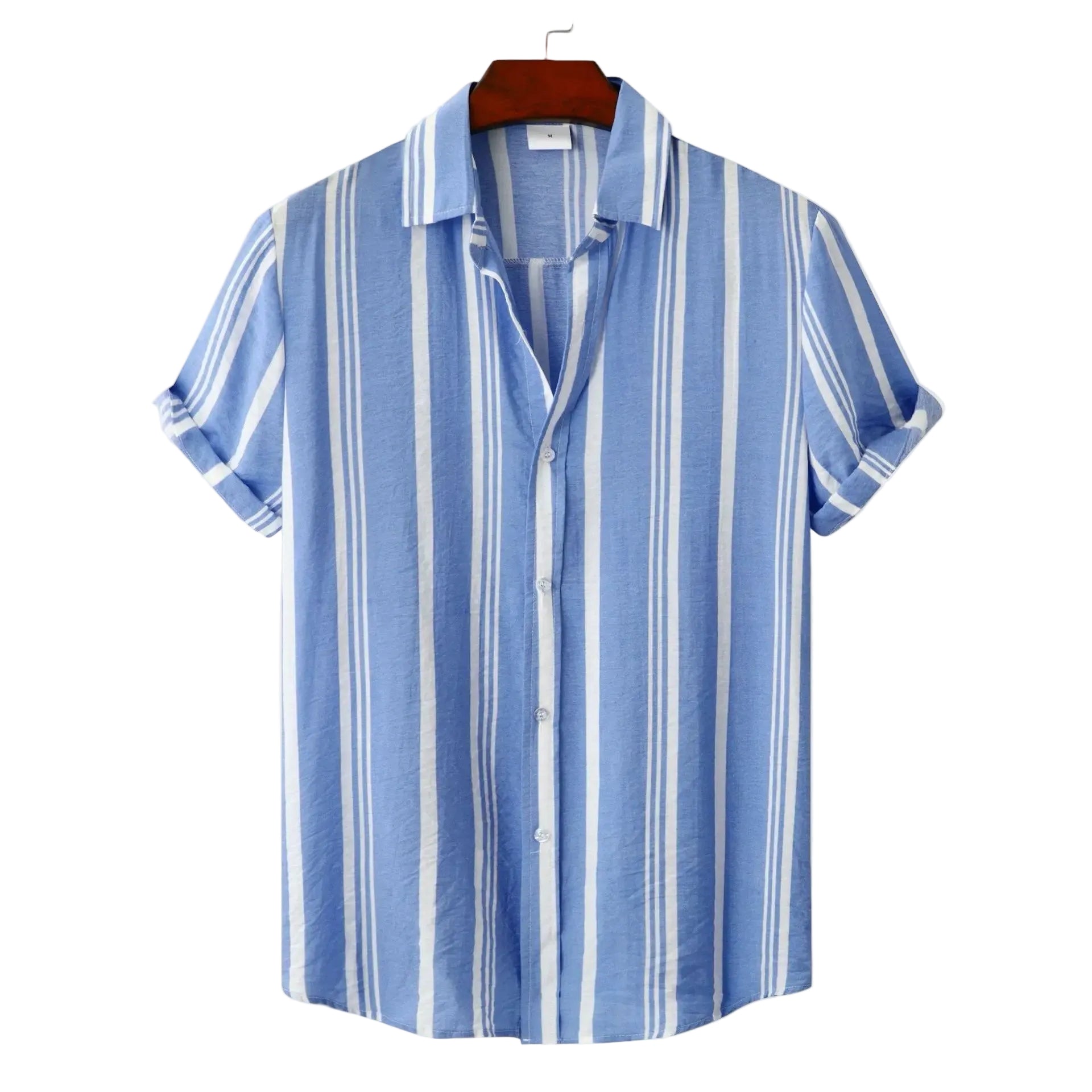 Men's Striped Short Sleeve Shirt