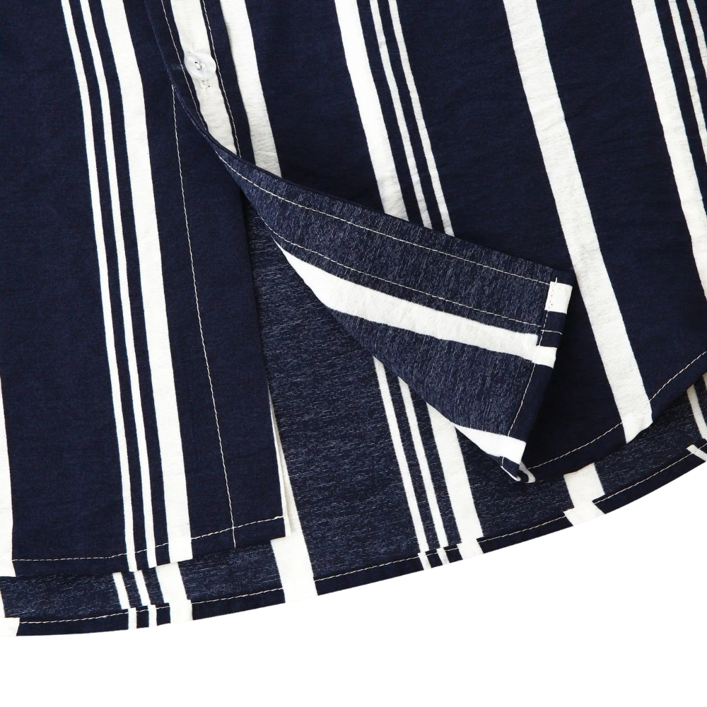 Men's Striped Short Sleeve Shirt