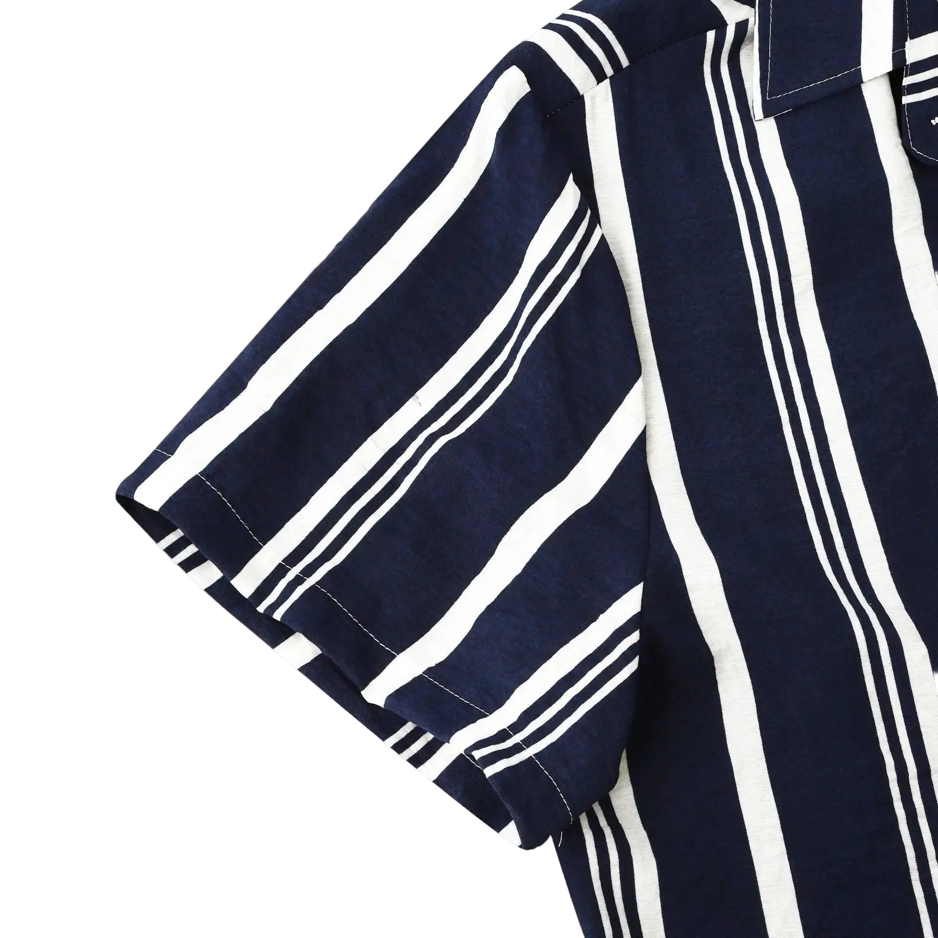 Men's Striped Short Sleeve Shirt