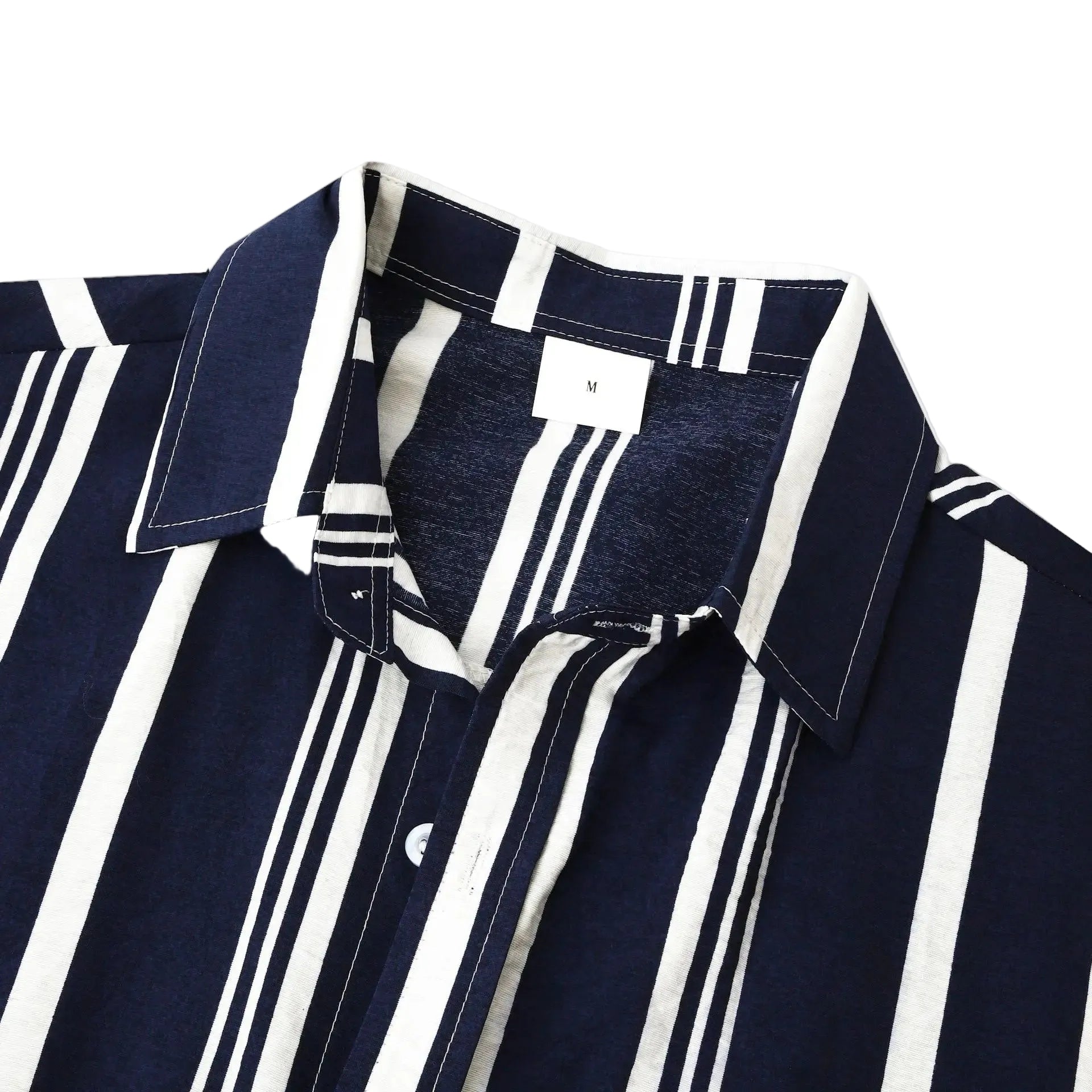 Men's Striped Short Sleeve Shirt