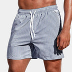 Men's Striped Swim Shorts