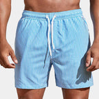Men's Striped Swim Shorts