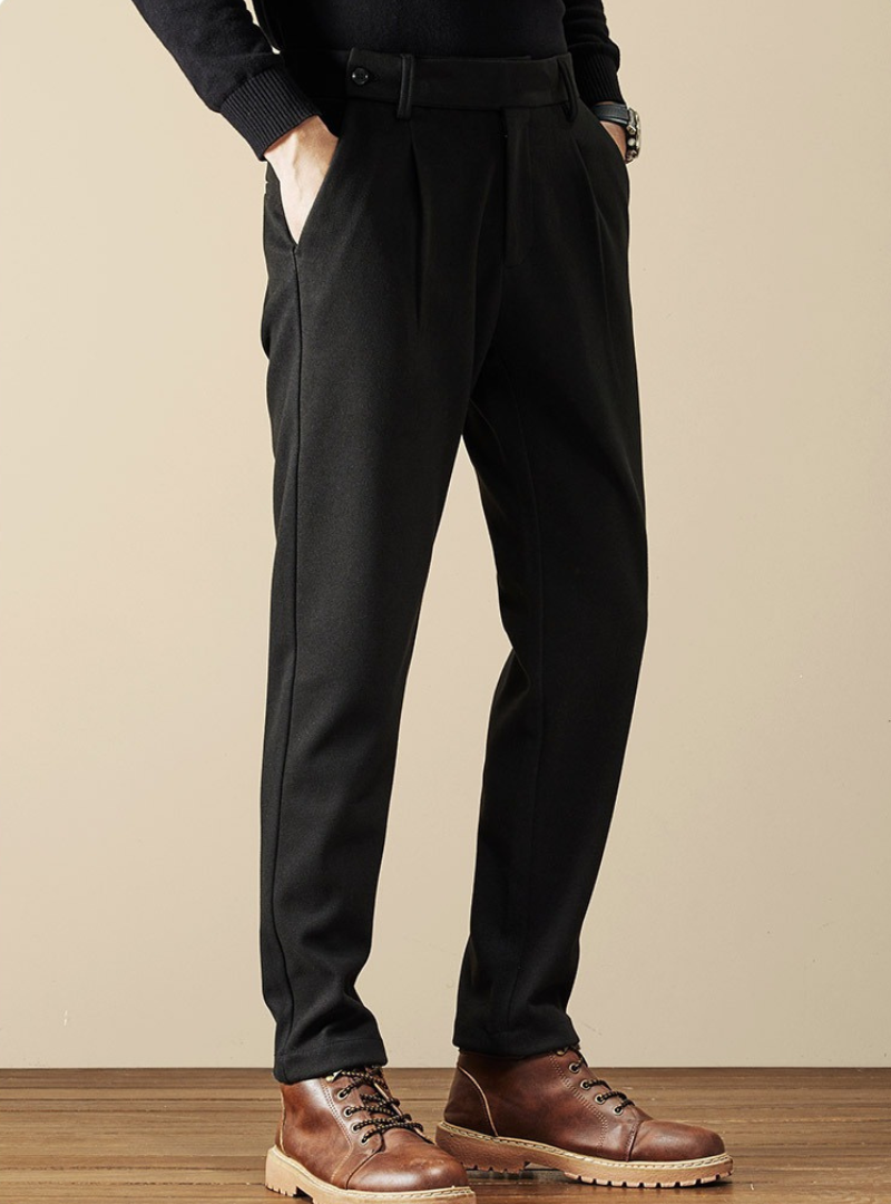 Men's Tailored Pleated Trousers