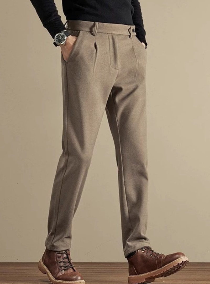 Men's Tailored Pleated Trousers