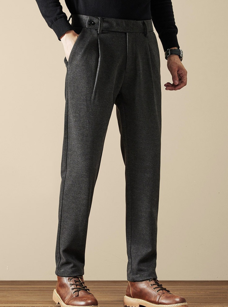 Men's Tailored Pleated Trousers