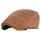 Men's Textured Flat Cap