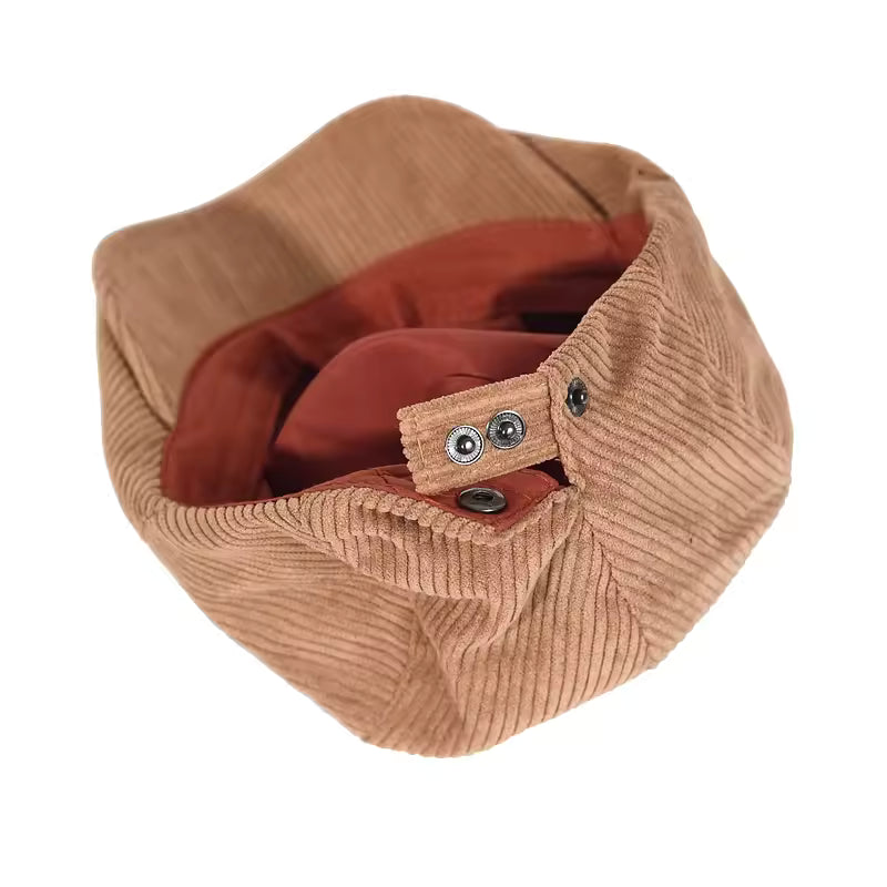 Men's Textured Flat Cap