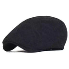 Men's Textured Flat Cap