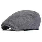 Men's Textured Flat Cap