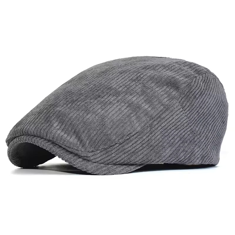 Men's Textured Flat Cap