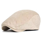 Men's Textured Flat Cap