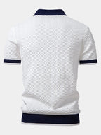 Men's Textured Polo Shirt