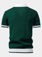 Men's Textured Polo Shirt