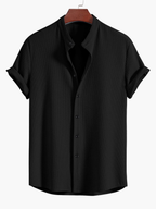 Men's Textured Shirt and Trousers Set