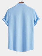 Men's Textured Short Sleeve Shirt