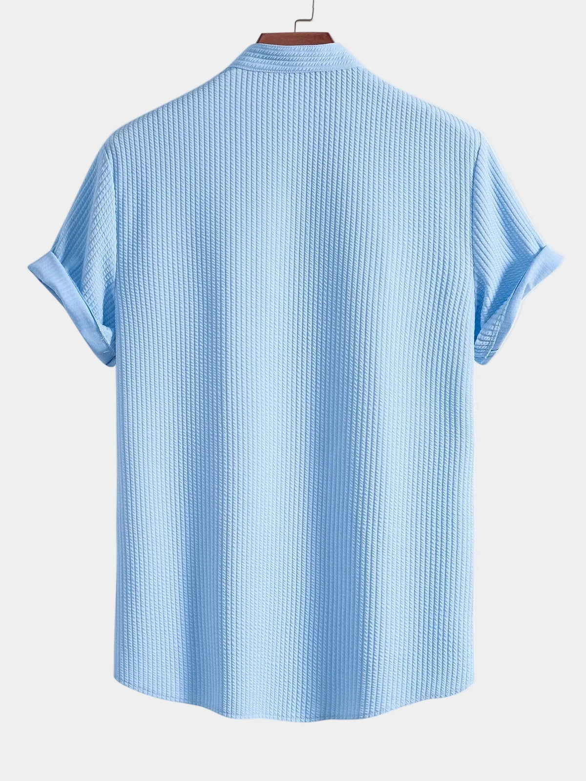 Men's Textured Short Sleeve Shirt