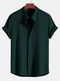 Men's Textured Short Sleeve Shirt