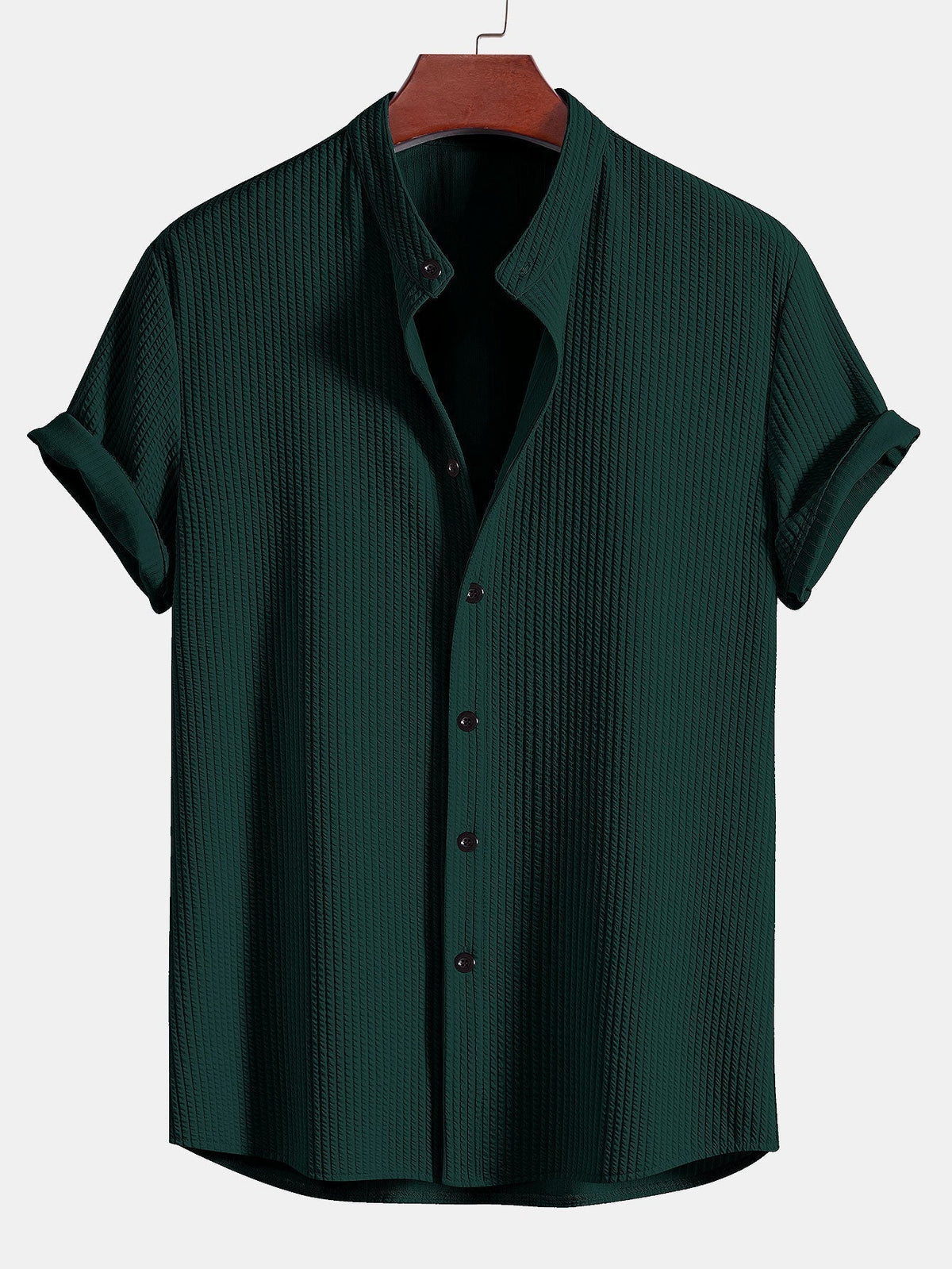 Men's Textured Short Sleeve Shirt