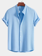 Men's Textured Short Sleeve Shirt