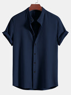 Men's Textured Short Sleeve Shirt