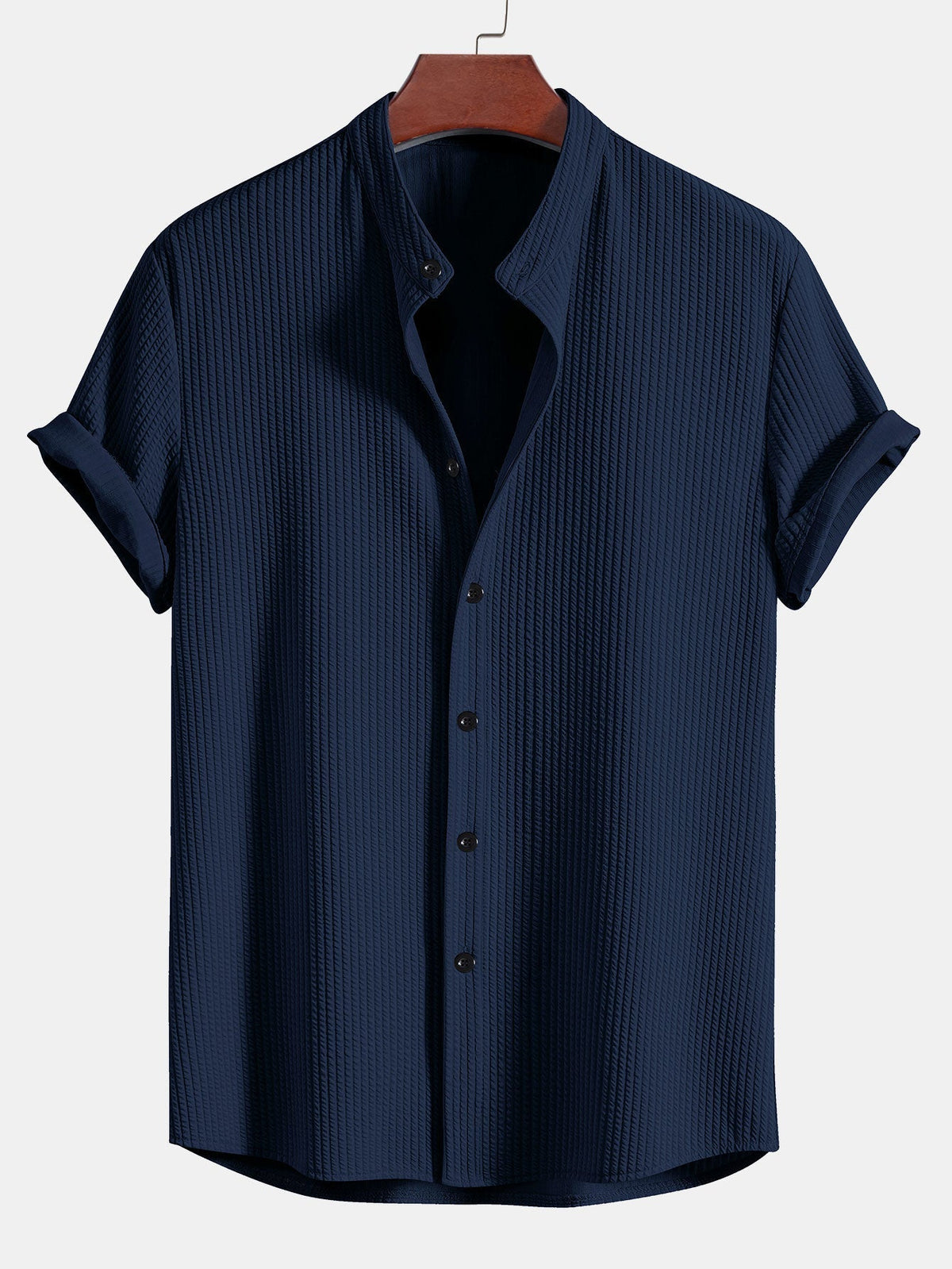 Men's Textured Short Sleeve Shirt