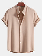 Men's Textured Short Sleeve Shirt