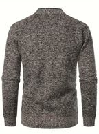 Men's Textured V-Neck Cardigan